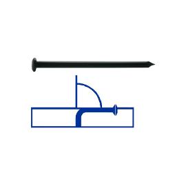 Nagels staal blauw bolkop 2.0x25mm product photo