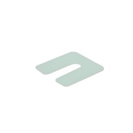 Uitvulplaat transparant kunststof 50x50mm 1mm product photo