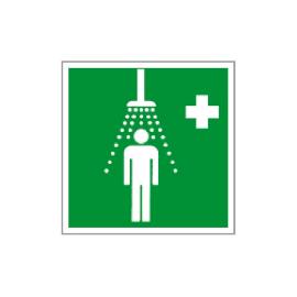 Pictogram Nooddouche 200x200mm pp groen/wit product photo