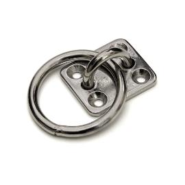 Aanlegring RVS AISI 316 599-50I 8mm op plaat 50x50mm Aanlegring RVS AISI 316 599-50I 8mm op plaat 50x50mm product photo