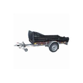 Aanhangernet zwart met koord fijn 1.50x2.00m product photo