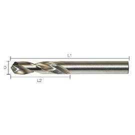 Spiraalboor extra kort HSS geslepen blank DIN 1897 product photo