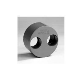 Dyka verloopring inzet pvc grijs dubbel spie/ lijmmof 110x40mm Komo BRL 52100 product photo