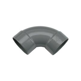 Wavin bocht 88 graden pvc grijs lijm 2x mof 125x125mm Wadal 3101212009 product photo