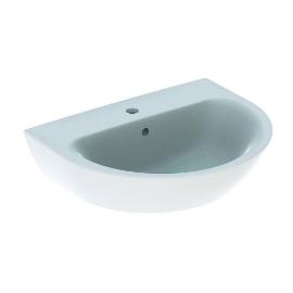 Geberit wastafel renova wit kraangat en overloop 600x480x190mm 500370011 product photo