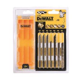 DeWALT decoupeerzaagbladenset voor hout DT2296 10 stuks product photo