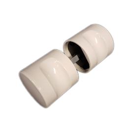 Deurknoppen nylon wit 52mm vastdraaibaar product photo