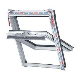 Tuimeldakraam kunststof wit gehard glas 780x980mm PCP04T product photo