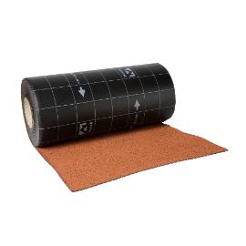 Loodvervanger natuurrood op bitumen basis 33cm x 6m product photo