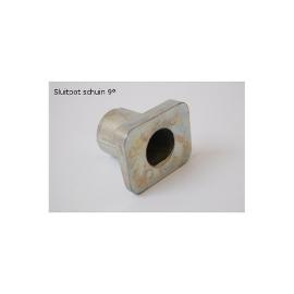 Sluitpot A4 met flens 9gr schuin tbv passieve deur product photo
