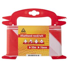 Afzetband 25m rood/wit product photo