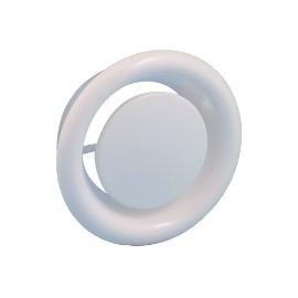 Afzuigrooster 125mm staal/wit product photo