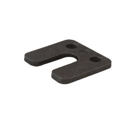 Hogedrukplaat met sleuf ABS 70x70mm 5mm Hogedrukplaat met sleuf ABS 70x70mm 5mm product photo