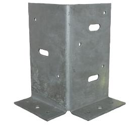 Paalhouder type A thermisch verzinkt 90x90mm product photo