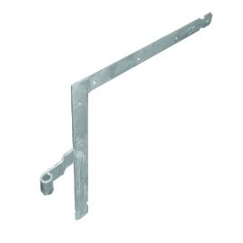 Garagedeurheng linksboven/rechtsonder gegalvaniseerd 500x500mm 45x6mm pen 16mm product photo