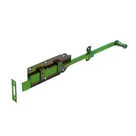 Rolstaartschuif met bocht gegalvaniseerd 400x65mm product photo