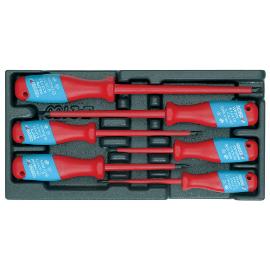 Gedore schroevendraaierset 6-delig Pozidriv-Sleuf VDE getest 1500 ES-VDE 2170 PZ product photo