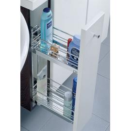 Frontlade voor bovenkast met 2 niveaus verchroomd 470mm product photo