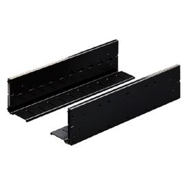 Kaartenbaan zwart voor kastdiepte 400mm product photo