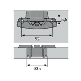Pot Selekta Pro T22 schroefbevestiging product photo