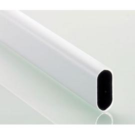 Garderobebuis ovaal wit 15x30x3000mm product photo