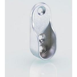 Eindsteun voor garderobebuis aluminium 15x30mm schroefbev. product photo