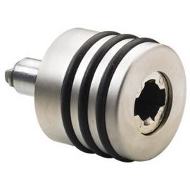 Cilinderdraaigreep type 471N mat vernikkeld rechts product photo