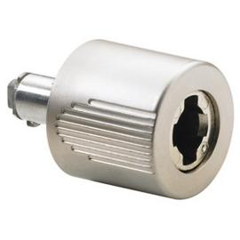 Cilinderdraaigreep type 451N mat vernikkeld rechts product photo