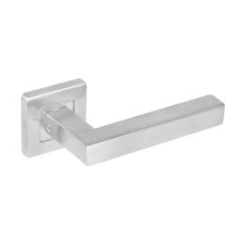 Deurkruk vierkant op rozet product photo