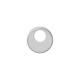 Rozet RVS RC rond plat verdekt RVS product photo
