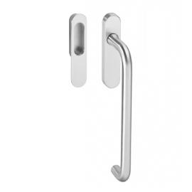 Hef/schuifdeurbeslag rond blind RVS product photo