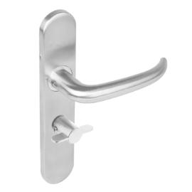 Deurkruk 1294 Sabel op verdekt schild WC 72/8 RVS EN1906/4 product photo