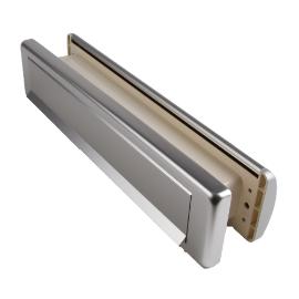 Briefplaat compleet rechthoek aluminium F1 340x74mm EP 965 Climate Comfort product photo