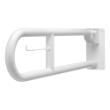 Toiletrolhouder voor toiletbeugel staal wit 33x150x20mm product photo