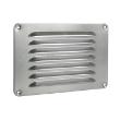 Schoepenrooster aluminium omgezette rand 220x150mm product photo