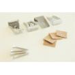 Spiegelklemmen chroom per stel product photo