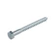 Houtdraadbout M12X90MM gegalvaniseerd staal DIN 571 product photo