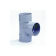 T-Stuk 90 graden pvc grijs lijm 3x mof 125x125x125mm Komo BRL 52100 product photo