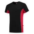 T-shirt zwart/rood 5XL product photo