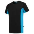 T-shirt zwart/turquoise 5XL product photo
