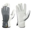 Handschoenen leer ventilerend verstevigd wit/steengrijs 010 product photo