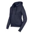 Sweatshirt hoodie m/rits dames donkerblauw S product photo