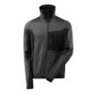 Trui Advanced fleece donkerantraciet/zwart met korte rits Mt M product photo