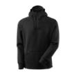 Hoodie Advanced zwart met korte rits Mt 2XL product photo