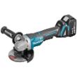Makita accu-haakse slijper 18.0V 2x5.0Ah 125mm met rem en veiligheidsschakelaar in Mbox3 DGA508RTJ product photo