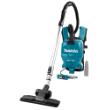 Makita accu-rugstofzuiger 2l 2000l/min 2x18V body in doos + afzuigset 4-d. product photo