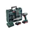 Metabo accu-schroefboormachine 18.0V 2x2.0Ah BS 18 set product photo