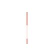 Jalonstok rood/wit gelakt 2.16m staal product photo