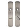 Kortschild SDC RVS ovaal geveerd geborsteld 200x42x10mm v/b-72/8 product photo