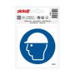 Sticker Veiligheidshelm dragen 100x100 mm product photo